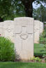 Arthur's gravestone, Cassino War Cemetery, Italy.