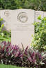 Howard's gravestone, Trincomalee War Cemetery Sri Lanka.