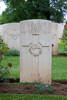 Robert's gravestone, Cassino War Cemetery, Italy.