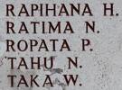 Pahia's name is on Chunuk Bair New Zealand Memorial to the Missing, Gallipoli, Turkey.