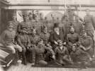 New Zealand Premier Richard J. Seddon  - with Officers of the Tenth Contingent, NZMR on board the S.S. Drayton Grange at Wellington, 19 April 1902.  2nd Lieut. G. A. Paul is standing – 4th from left (holding crop in his right hand –he is wearing his QSA medal ribbon)
