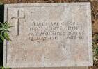 Harry's gravestone, Walkers Ridge Cemetery Gallipoli, Turkey.