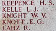 Wilfred's name is on Lone Pine Memorial to the Missing, Gallipoli, Turkey.