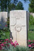 John's gravestone, Cassino War Cemetery, Italy.