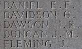 John's name is inscribed on Hill 60 Memorial, Gallipoli, Turkey.