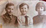 Cliff&#39;s older brother Jack (left) Cliff (centre) sister Sadie.
Their parents were Henry Harold Anslow and Lily Elizabeth Anslow (nee French).