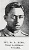 Private George Rangitikei Rewa # 16/115, Maori Contingent, was wounded July 1915 in field at the Dardenelles, SA.