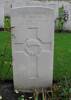 William Morton&#39;s grave at Coxyde Military Cemetery, Belgium.
