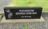 Military sector - Featherston Cemetery, Wairarapa.