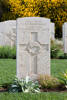 James Bannerman's gravestone, Sangro River War Cemetery, Italy.