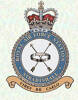 RAF Station Stradishall, Suffolk, England Emblem.
Motto (Latin) : Vires De Caelo ("Might from the Sky").