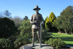 William Malone's Statue Broadway South Stratford New Zealand.