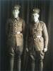 Fred (on the left) photographed with his brother Charles Herbert in Uniform.