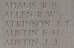 John's name is inscribed on Messines Ridge NZ Memorial to the Missing, West-Flanders, Belgium.