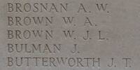 William's name is inscribed on Tyne Cot Memorial to the Missing, Belgium.