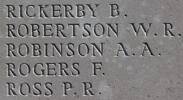 Albert's name is inscribed on Caterpillar Valley NZ Memorial to the Missing, France.