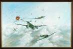 487 Squadron Ventura Bombers attack Amsterdam 3 May 1943. Painting by Colin Pattie.