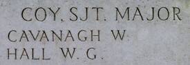 William's name is inscribed on Messines Ridge NZ Memorial to the Missing, West-Flanders, Belgium.