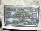 Pte # 67566 H Te R LINGMAN 2nd NZEF - 28 Maori BTN Died 3.05.1995 aged 80yrsHe died in the Whakatane Hospital and is buried in the Opotiki Cemetery, - Grave No/Sec : RSA 240His wife:: Hine LINGMAN is buried with him