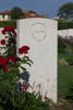 Bronco's gravestone, Florence War Cemetery, Italy.