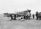 Squadron 19 Spitfire being re armed at Fowlmere September 1940.