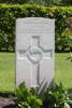 Conrad's gravestone Cannock Chase War Cemetery Staffordshire, England.
