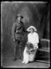 Wedding portrait of John Frederick Taylor and Maud Florence MacLeod (nee des Forges), 15 February 1917, Wellington, by Berry &amp; Co. Purchased 1998 with New Zealand Lottery Grants Board funds. Te Papa (B.045854)