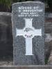 D. Broughton, Headstone, Karori Cemetery, Wellington, 5 April 2020
