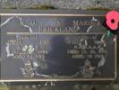 Grave plaque Brickland Marie Ida Nee O'Neil