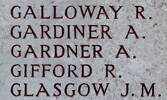 Alfred's name is on Chunuk Bair New Zealand Memorial to the Missing, Gallipoli, Turkey.