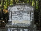 Family headstone in Hyde Cemetery, Central Otago.