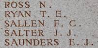 Joshua's name is on Lone Pine Memorial to the Missing, Gallipoli, Turkey.