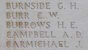 Harold's name is inscribed on Tyne Cot Memorial to the Missing, Belgium.