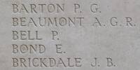Percy's name is inscribed on Tyne Cot Memorial to the Missing, Belgium.