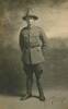 Private Raymond Ivan Baillie -  photographed at Featherston Military Training Camp, Wairarapa - on the day of his embarkation for overseas war service - 13 October 1917. 