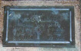 1st & 2nd NZEF, 16087 C R E FLEMING, Machine Gun Corps, died 3 September 1968 aged 72 years. He is buried in the Taruheru Cemetery, Gisborne Block RSA Plot 483