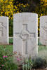 Edward's gravestone, Sangro River War Cemetery, Italy.