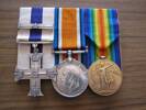 From left : Military Cross and Bar, British War Medal ans the  Victory Medal