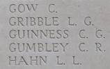 Cecil's name is inscribed on Tyne Cot Memorial to the Missing, Belgium.