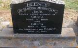 HEENEY - In loving memory of JACK, dearly loved husband of Greta, 1893-1966; also GRETA, 1895-1987; and their loved son DARCY, 1916-1941.