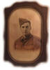 Portrait of Stanley Malcolm ROBERTSON prior to WW2, Pre-Deployment.  Portrait retained by family.