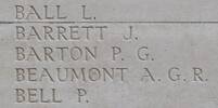 Percy's name is inscribed on Tyne Cot Memorial to the Missing, Belgium.
