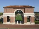 Entrance to  Grevillers War Cemetery and New Zealand Memorial to the Missing, Bapaume, Pas-de-Calais, France,