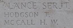 Hugh's name is inscribed on Tyne Cot Memorial to the Missing, Belgium.