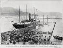 the South Island section of the 10th New Zealand Contingent embarking on the troopship &#39;Norfolk&#39; at Lyttelton Harbour, 19 April 1902