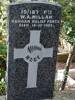 W.A. Millar Headstone, Karori Cemetery, 10 April 2020