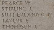 Clair's name is inscribed on Tyne Cot Memorial to the Missing, Belgium.