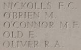 Michael's name is inscribed on Messines Ridge NZ Memorial to the Missing, West-Flanders, Belgium.
