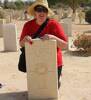 Grave of Uncle Allan at El Alamein Commonwealth Cemetery Egypt. Taken While visting Egypt in 2013
