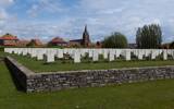 Dranoutre Military Cemetery, Heuvelland, West-Vlaanderen, Belgium - Dvr Maurice Alwyn Adams is buried in this Cemetery